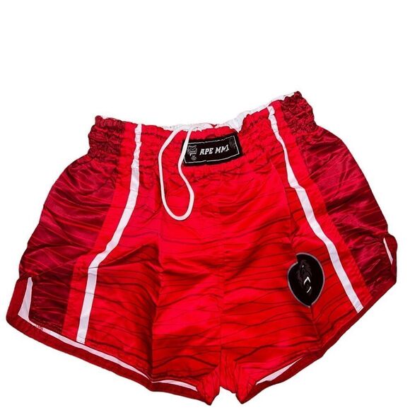 Men gym shorts MMM Fight Kick Boxing Shorts UFC Cage Fight Retro size 2xl New - Picture 3 of 12